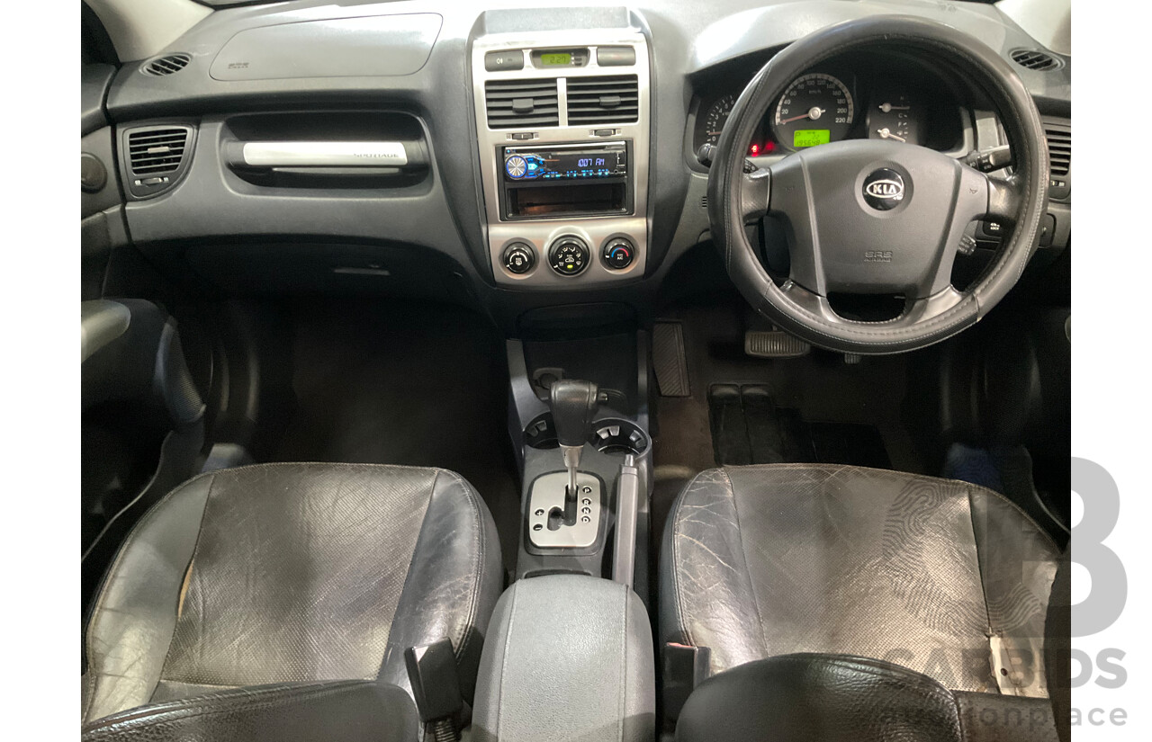 6/2005 Kia Sportage (4x4) KM 4d Wagon Grey V6 2.7L