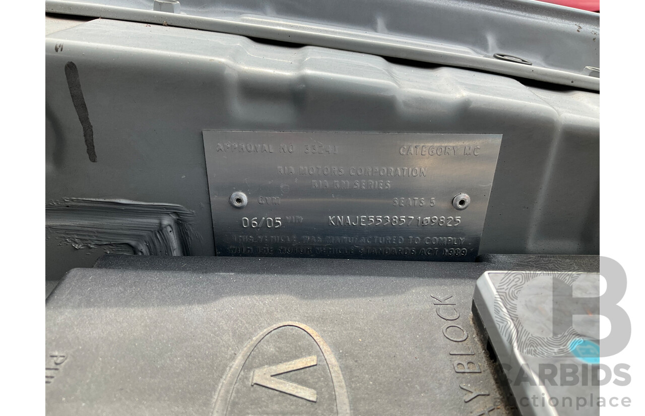 6/2005 Kia Sportage (4x4) KM 4d Wagon Grey V6 2.7L