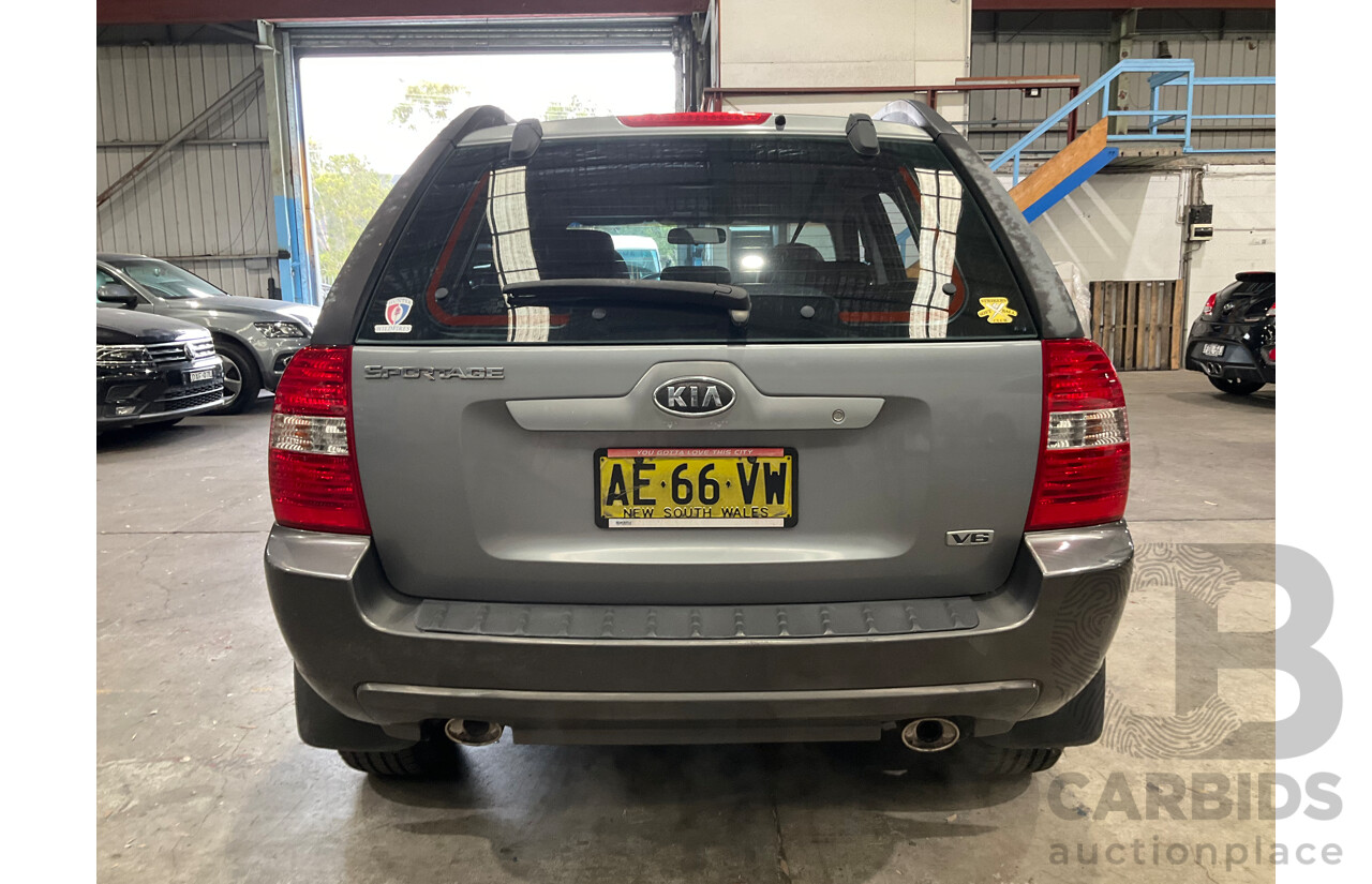6/2005 Kia Sportage (4x4) KM 4d Wagon Grey V6 2.7L