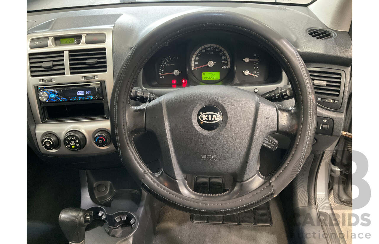 6/2005 Kia Sportage (4x4) KM 4d Wagon Grey V6 2.7L