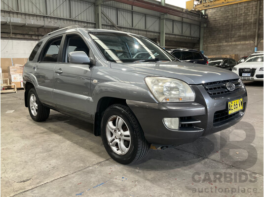 6/2005 Kia Sportage (4x4) KM 4d Wagon Grey V6 2.7L