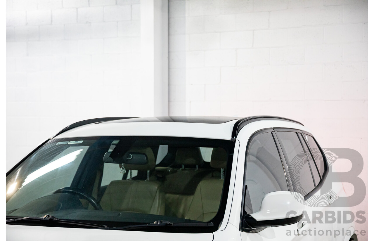 10/2013 BMW X3 Xdrive20d F25 4d Wagon Alpine White Turbo Diesel 2.0L