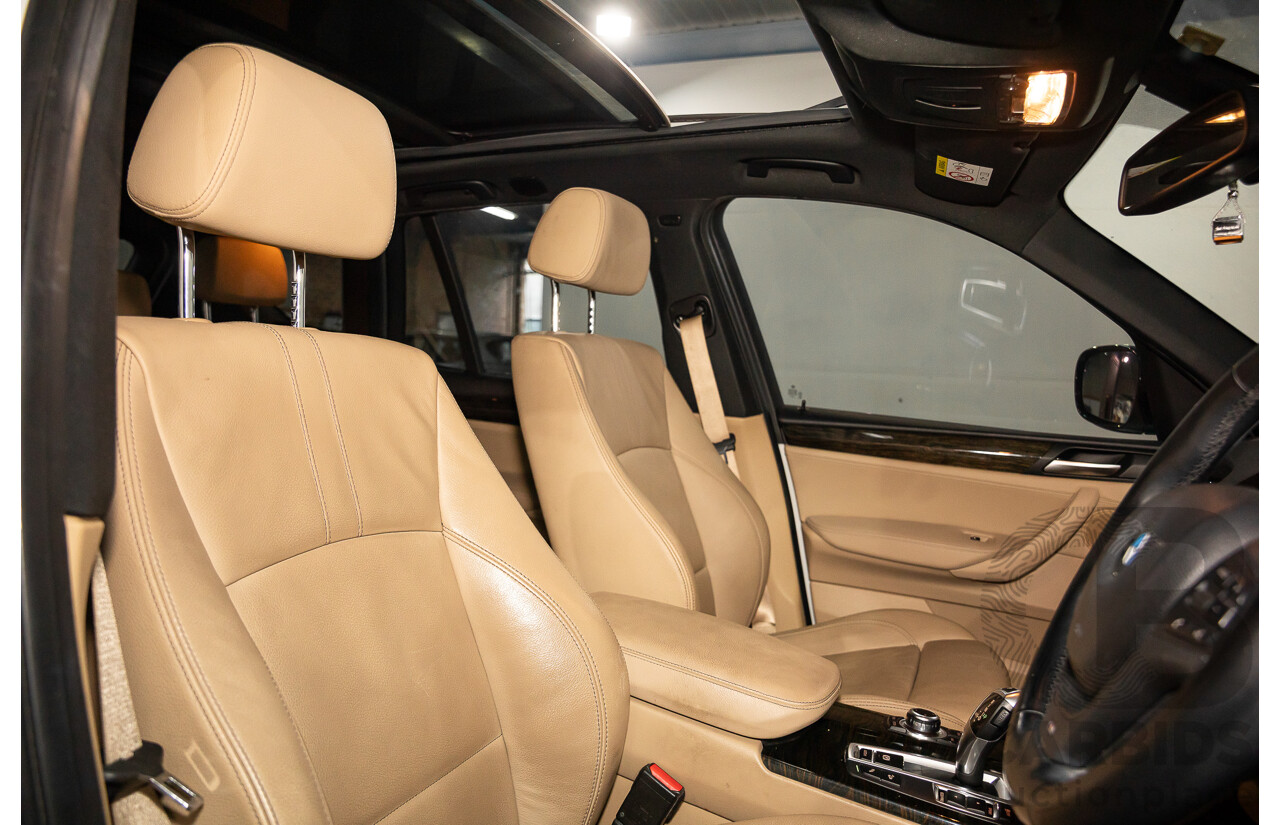 10/2013 BMW X3 Xdrive20d F25 4d Wagon Alpine White Turbo Diesel 2.0L