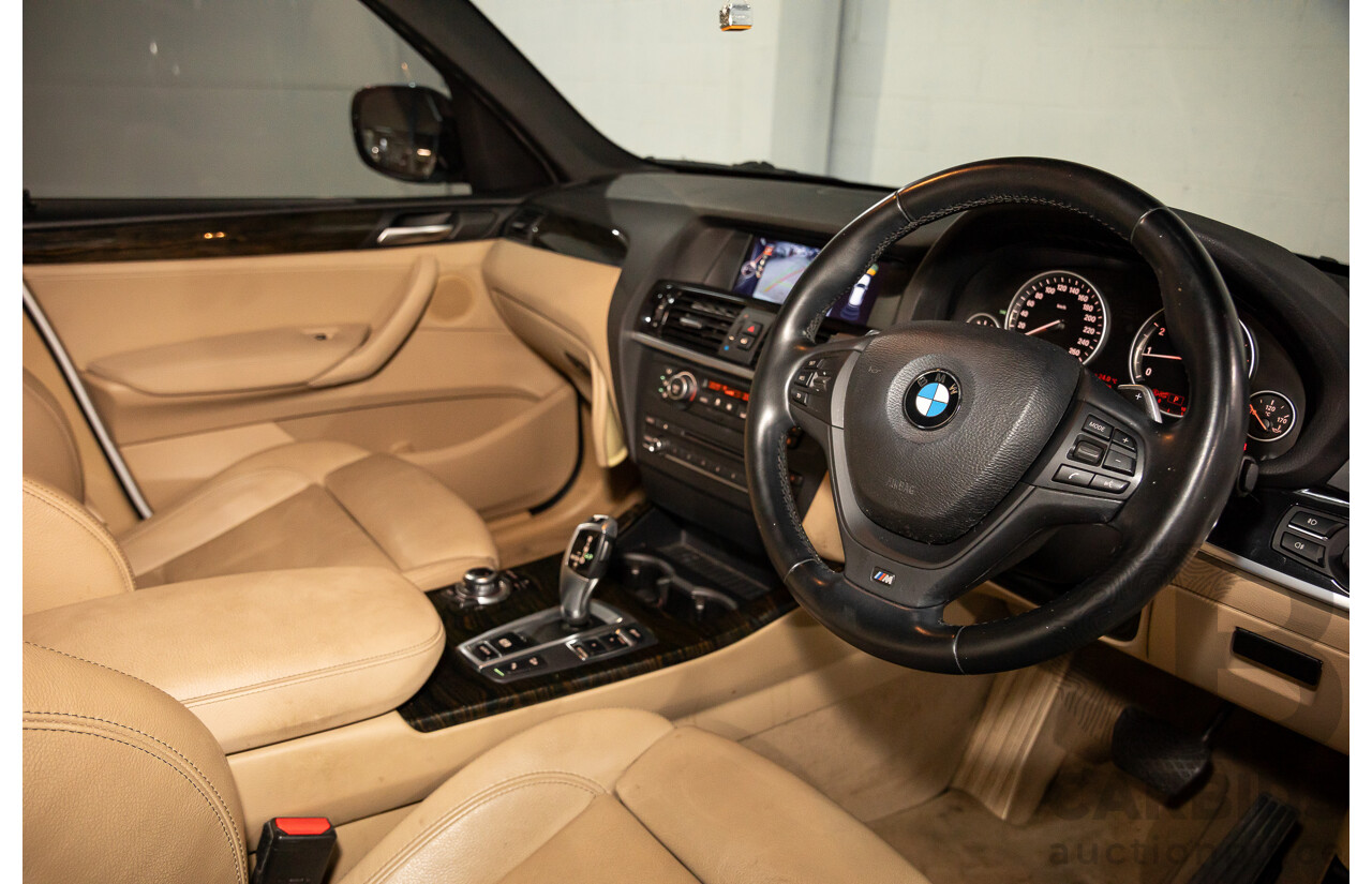 10/2013 BMW X3 Xdrive20d F25 4d Wagon Alpine White Turbo Diesel 2.0L