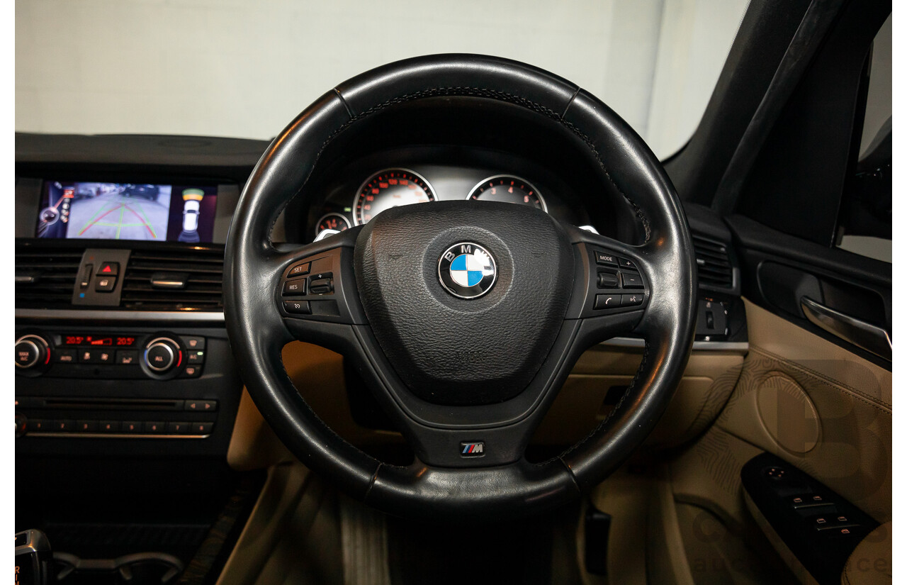 10/2013 BMW X3 Xdrive20d F25 4d Wagon Alpine White Turbo Diesel 2.0L