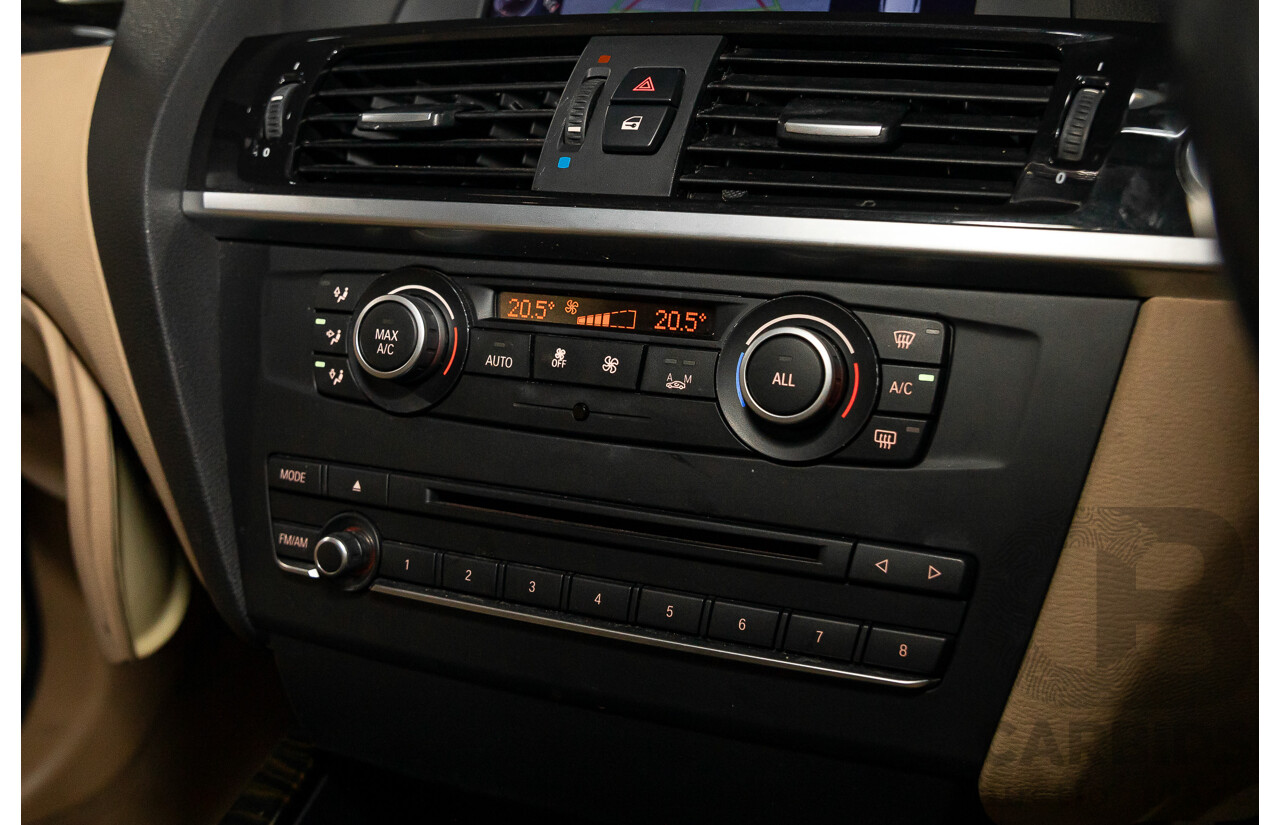 10/2013 BMW X3 Xdrive20d F25 4d Wagon Alpine White Turbo Diesel 2.0L