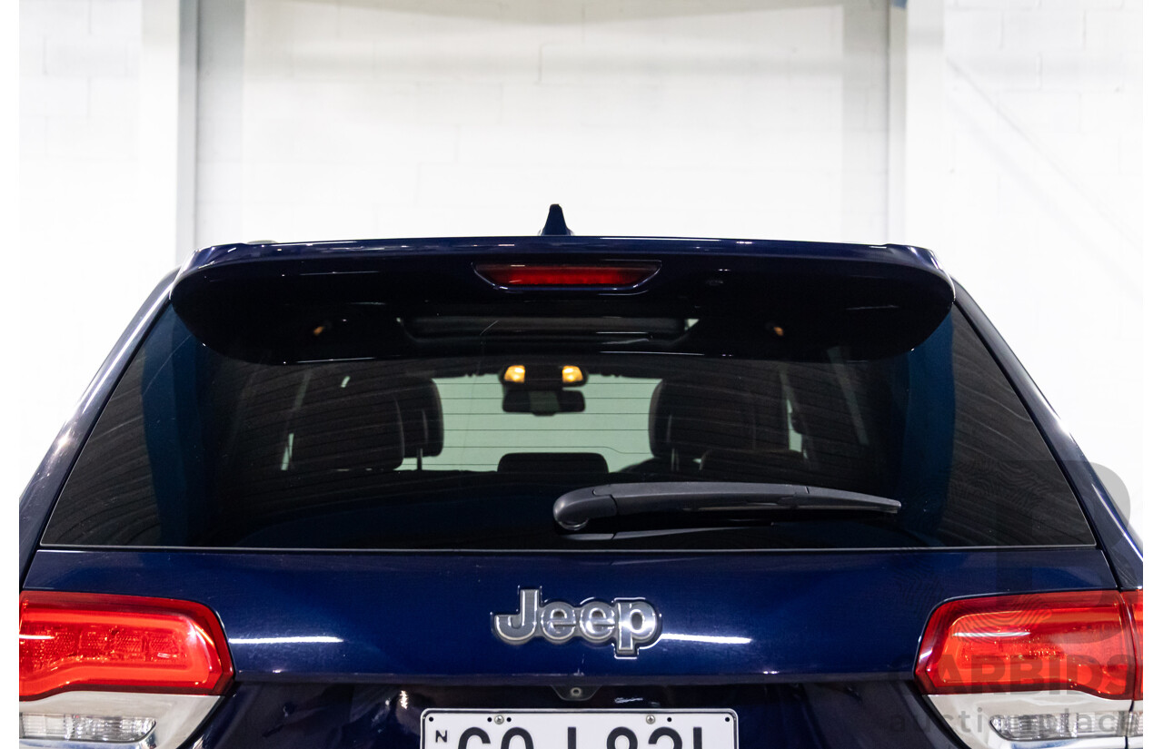 6/2013 Jeep Grand Cherokee Overland (4x4) WK MY14 4d Wagon True Blue Metallic V6 3.6L