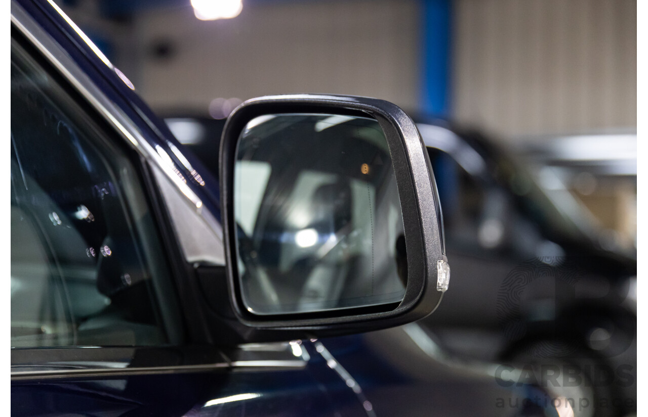 6/2013 Jeep Grand Cherokee Overland (4x4) WK MY14 4d Wagon True Blue Metallic V6 3.6L