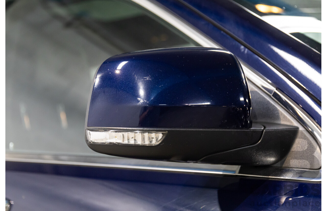 6/2013 Jeep Grand Cherokee Overland (4x4) WK MY14 4d Wagon True Blue Metallic V6 3.6L