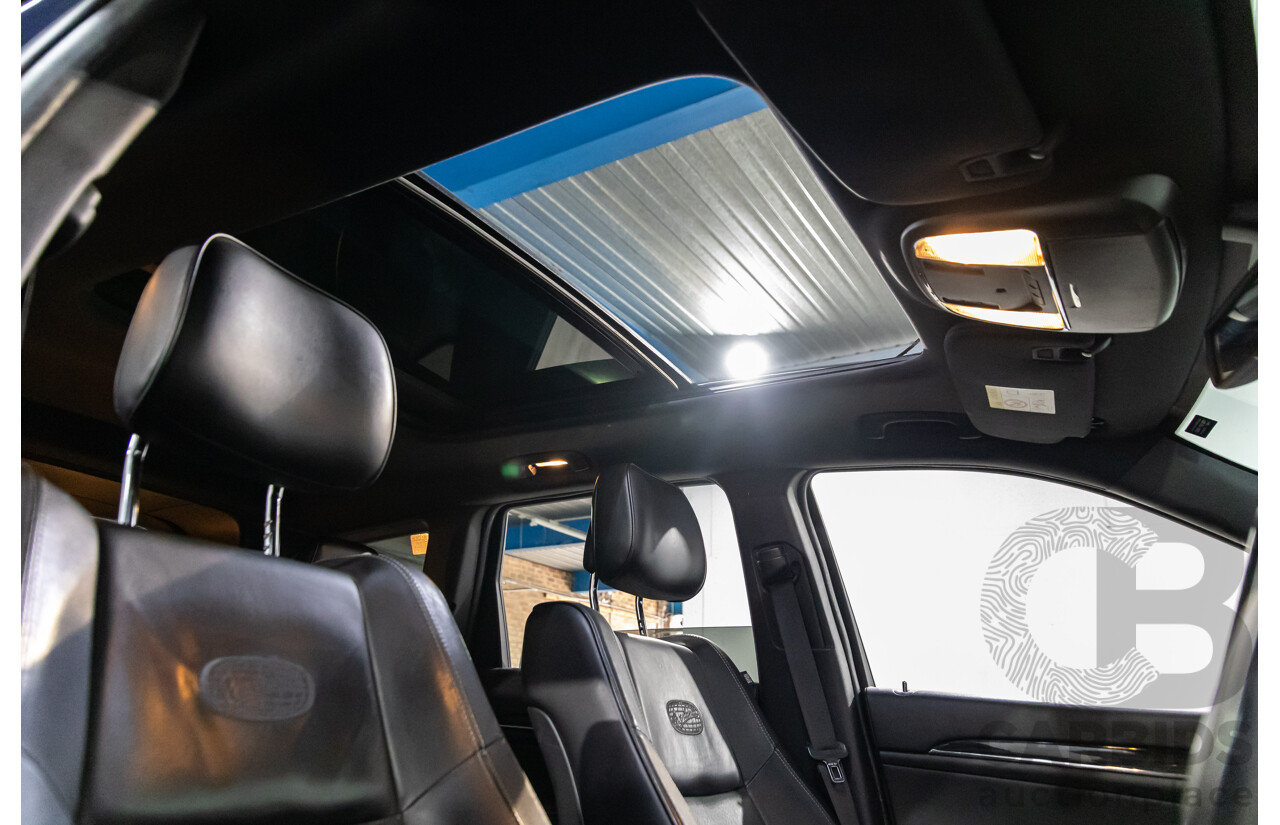 6/2013 Jeep Grand Cherokee Overland (4x4) WK MY14 4d Wagon True Blue Metallic V6 3.6L