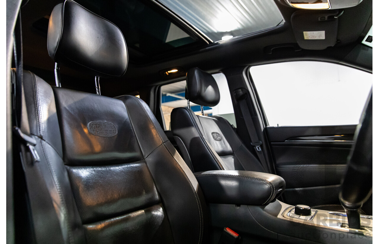 6/2013 Jeep Grand Cherokee Overland (4x4) WK MY14 4d Wagon True Blue Metallic V6 3.6L