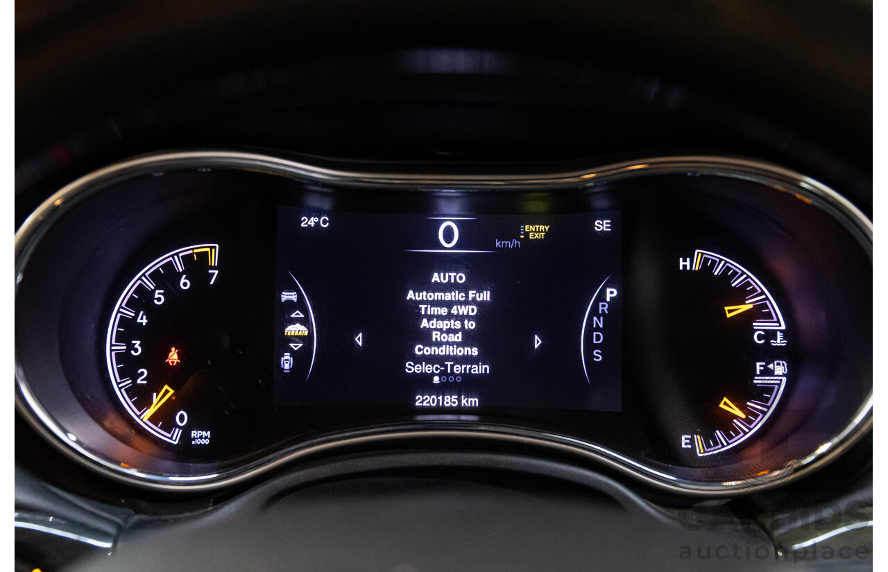 6/2013 Jeep Grand Cherokee Overland (4x4) WK MY14 4d Wagon True Blue Metallic V6 3.6L