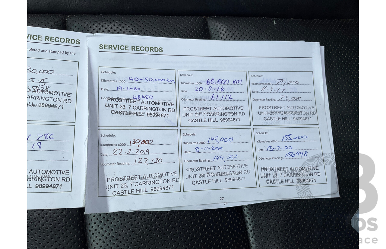 6/2013 Jeep Grand Cherokee Overland (4x4) WK MY14 4d Wagon True Blue Metallic V6 3.6L