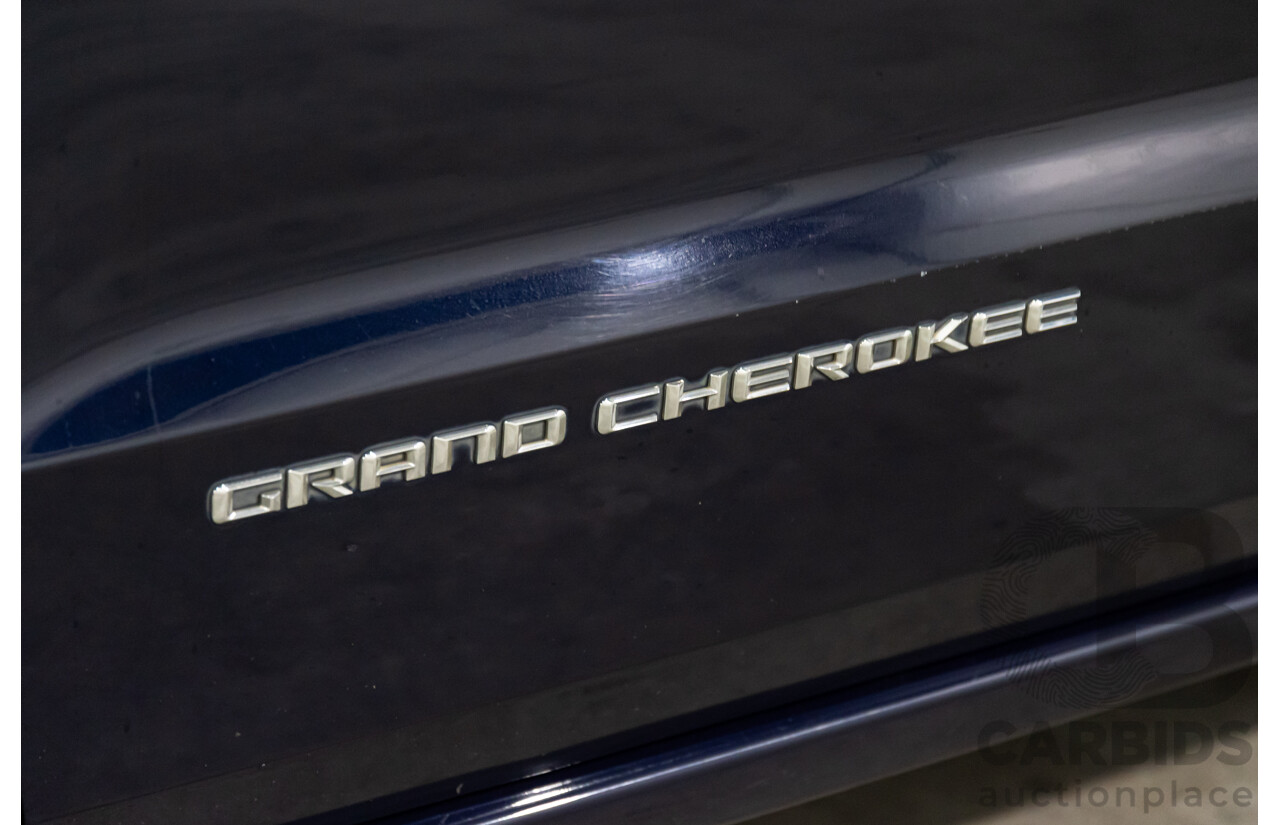 6/2013 Jeep Grand Cherokee Overland (4x4) WK MY14 4d Wagon True Blue Metallic V6 3.6L