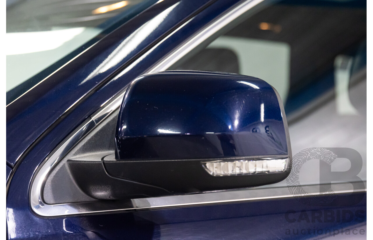 6/2013 Jeep Grand Cherokee Overland (4x4) WK MY14 4d Wagon True Blue Metallic V6 3.6L