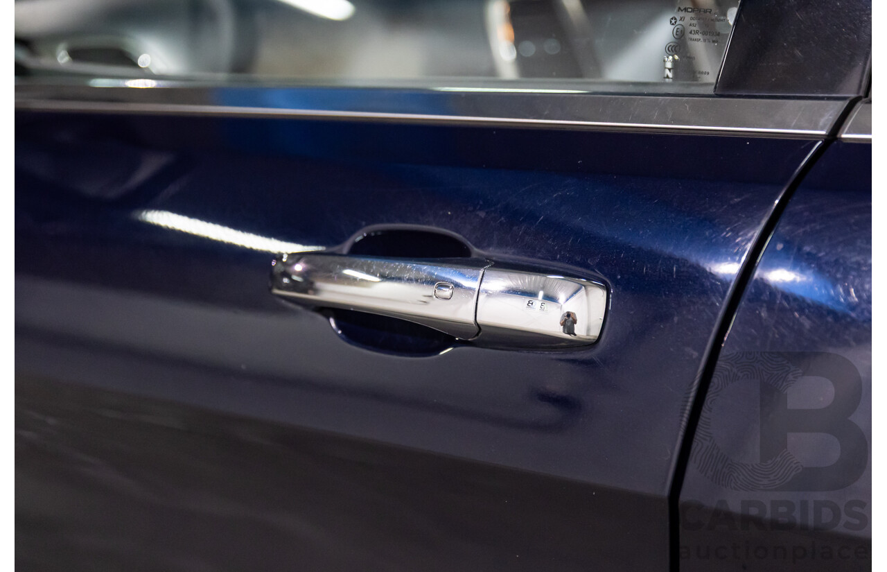 6/2013 Jeep Grand Cherokee Overland (4x4) WK MY14 4d Wagon True Blue Metallic V6 3.6L