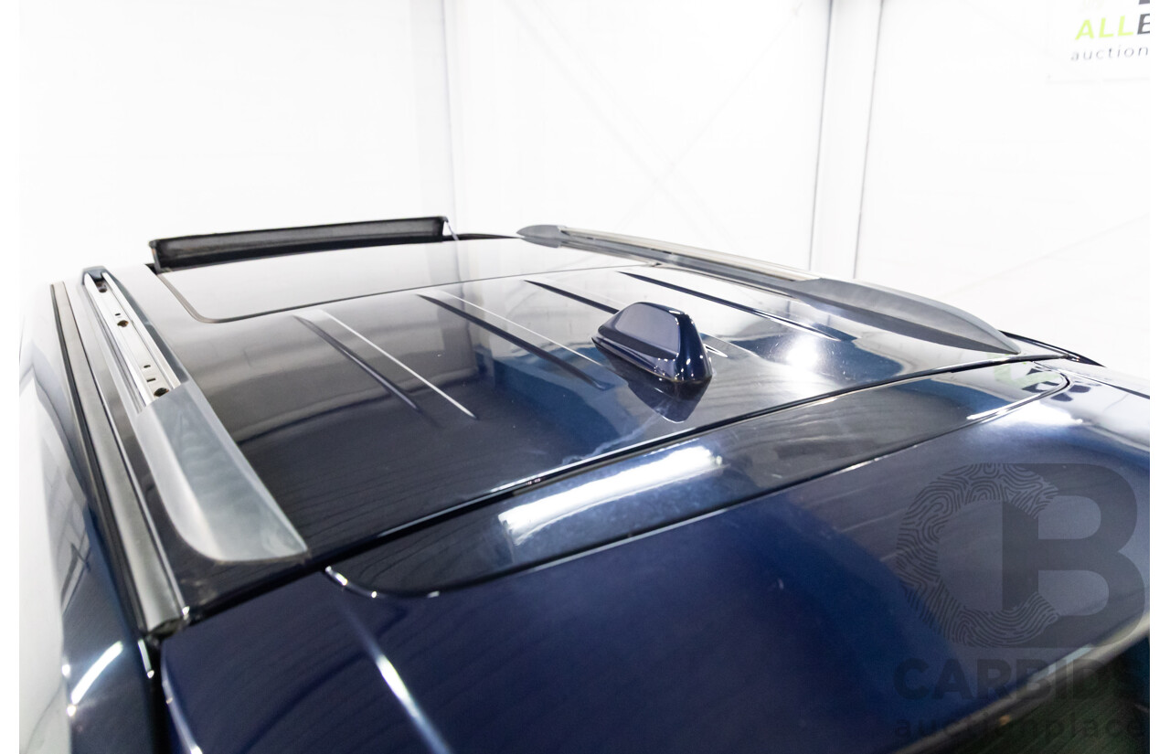 6/2013 Jeep Grand Cherokee Overland (4x4) WK MY14 4d Wagon True Blue Metallic V6 3.6L