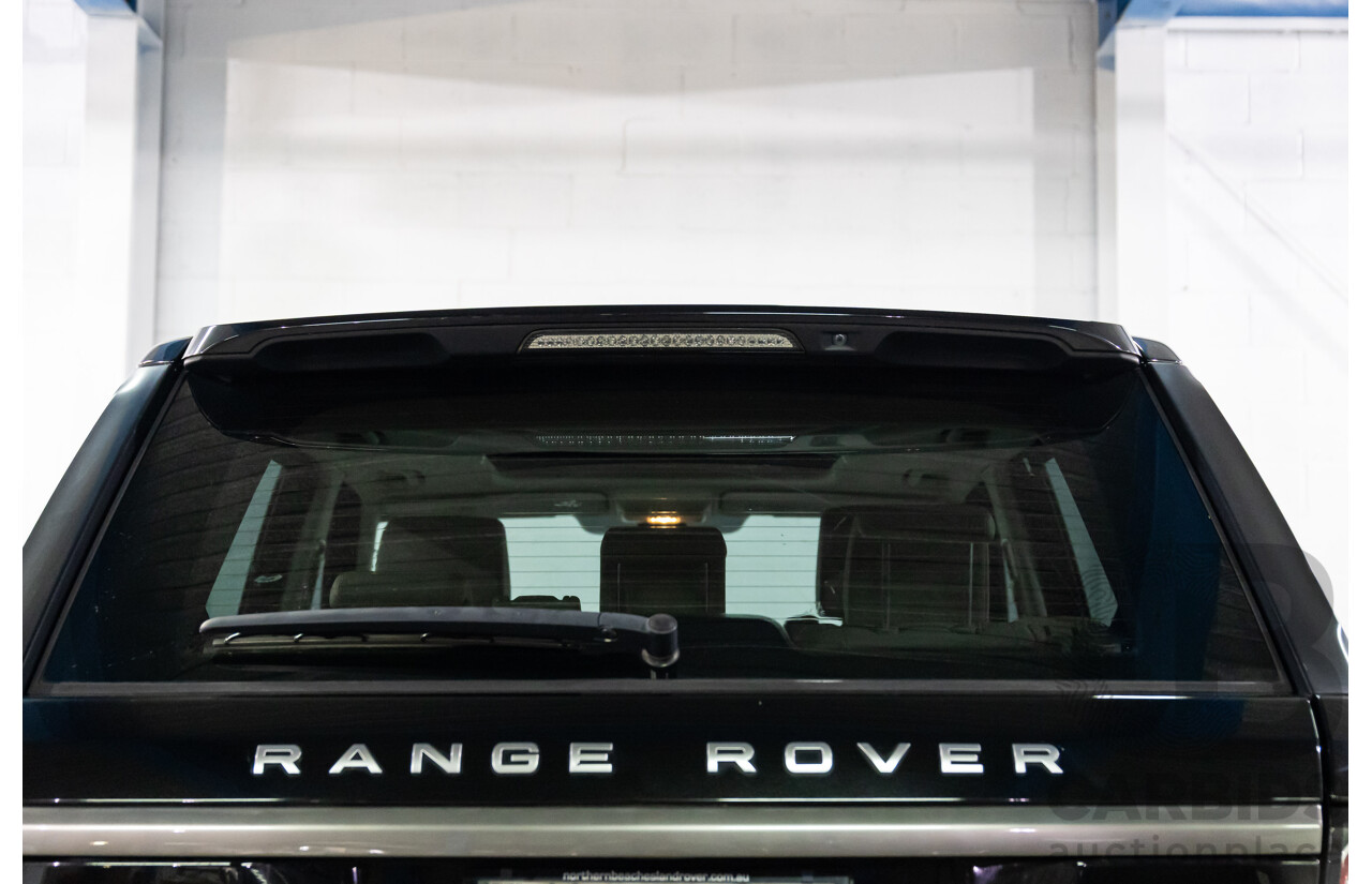 8/2012 Land Rover Range Rover Sport 3.0 SDV6 MY12 4d Wagon Santorini Black Metallic Turbo Diesel V6 3.0L