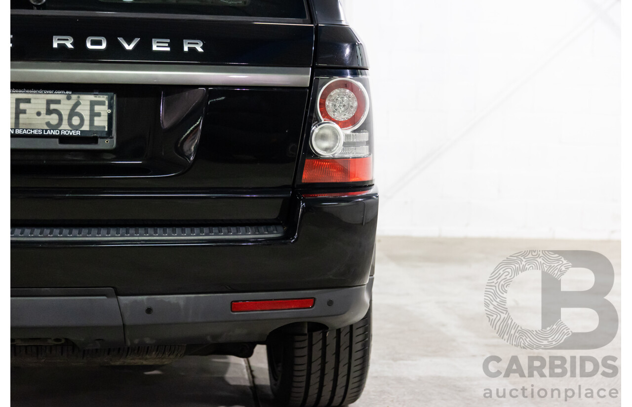 8/2012 Land Rover Range Rover Sport 3.0 SDV6 MY12 4d Wagon Santorini Black Metallic Turbo Diesel V6 3.0L