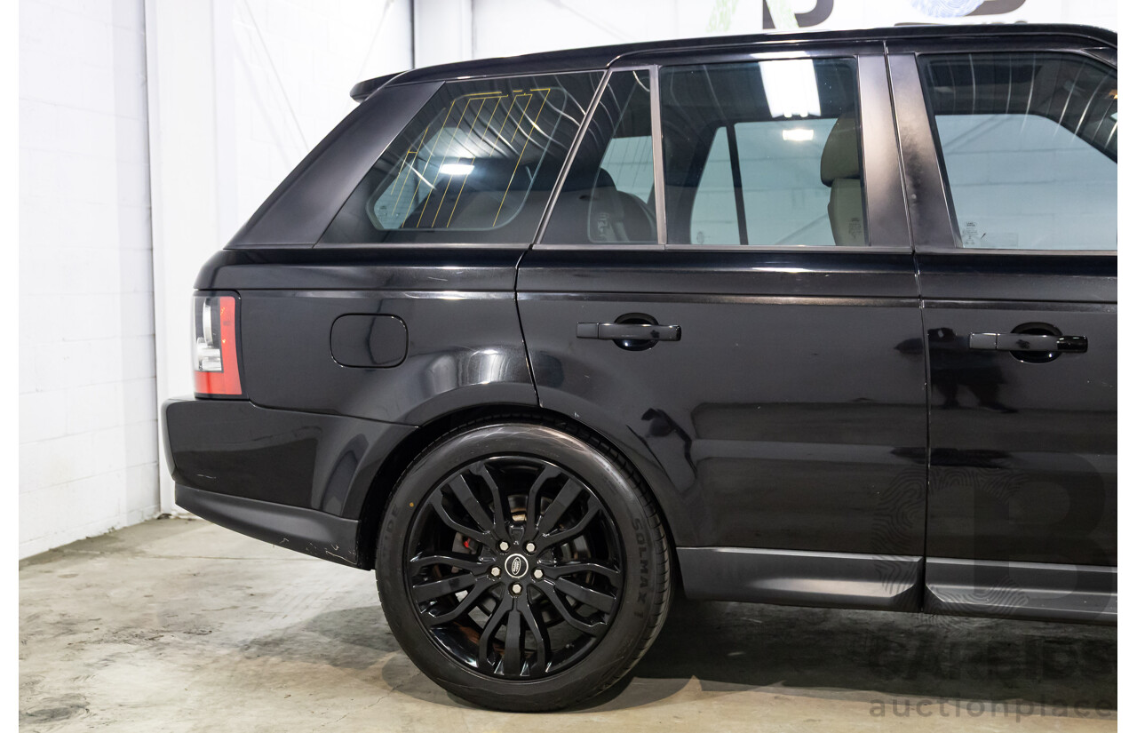 8/2012 Land Rover Range Rover Sport 3.0 SDV6 MY12 4d Wagon Santorini Black Metallic Turbo Diesel V6 3.0L