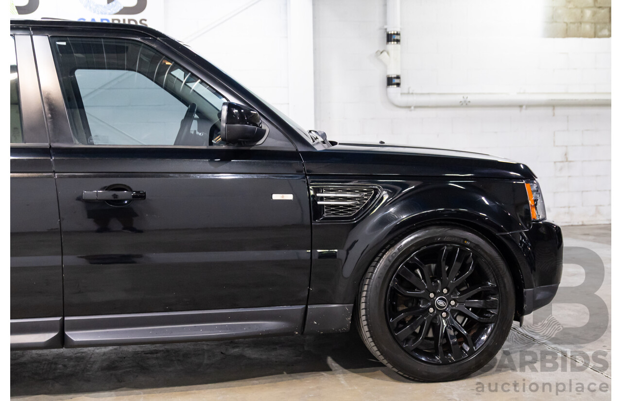 8/2012 Land Rover Range Rover Sport 3.0 SDV6 MY12 4d Wagon Santorini Black Metallic Turbo Diesel V6 3.0L