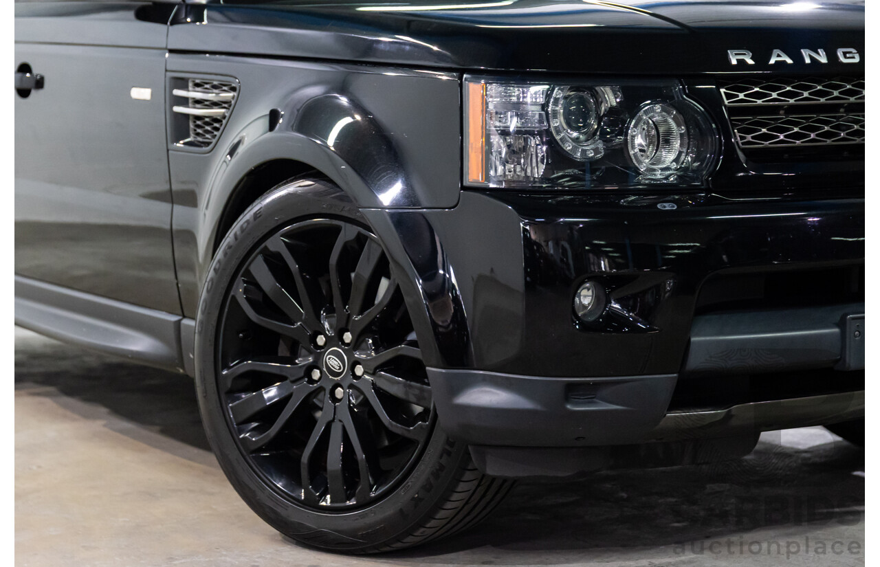 8/2012 Land Rover Range Rover Sport 3.0 SDV6 MY12 4d Wagon Santorini Black Metallic Turbo Diesel V6 3.0L