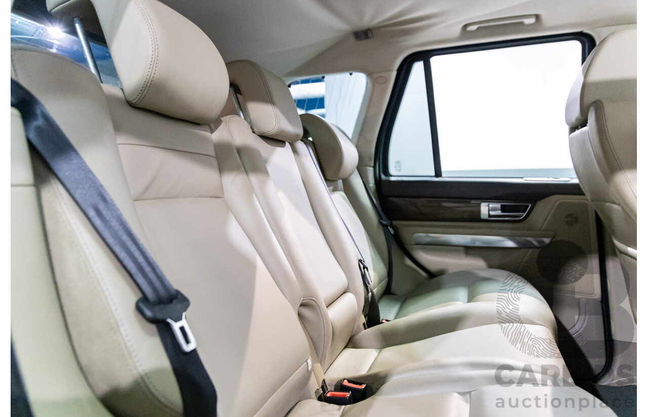 8/2012 Land Rover Range Rover Sport 3.0 SDV6 MY12 4d Wagon Santorini Black Metallic Turbo Diesel V6 3.0L