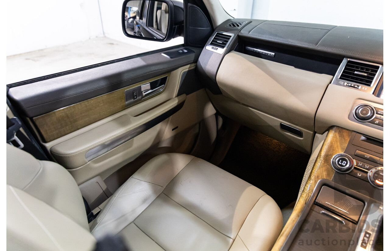 8/2012 Land Rover Range Rover Sport 3.0 SDV6 MY12 4d Wagon Santorini Black Metallic Turbo Diesel V6 3.0L