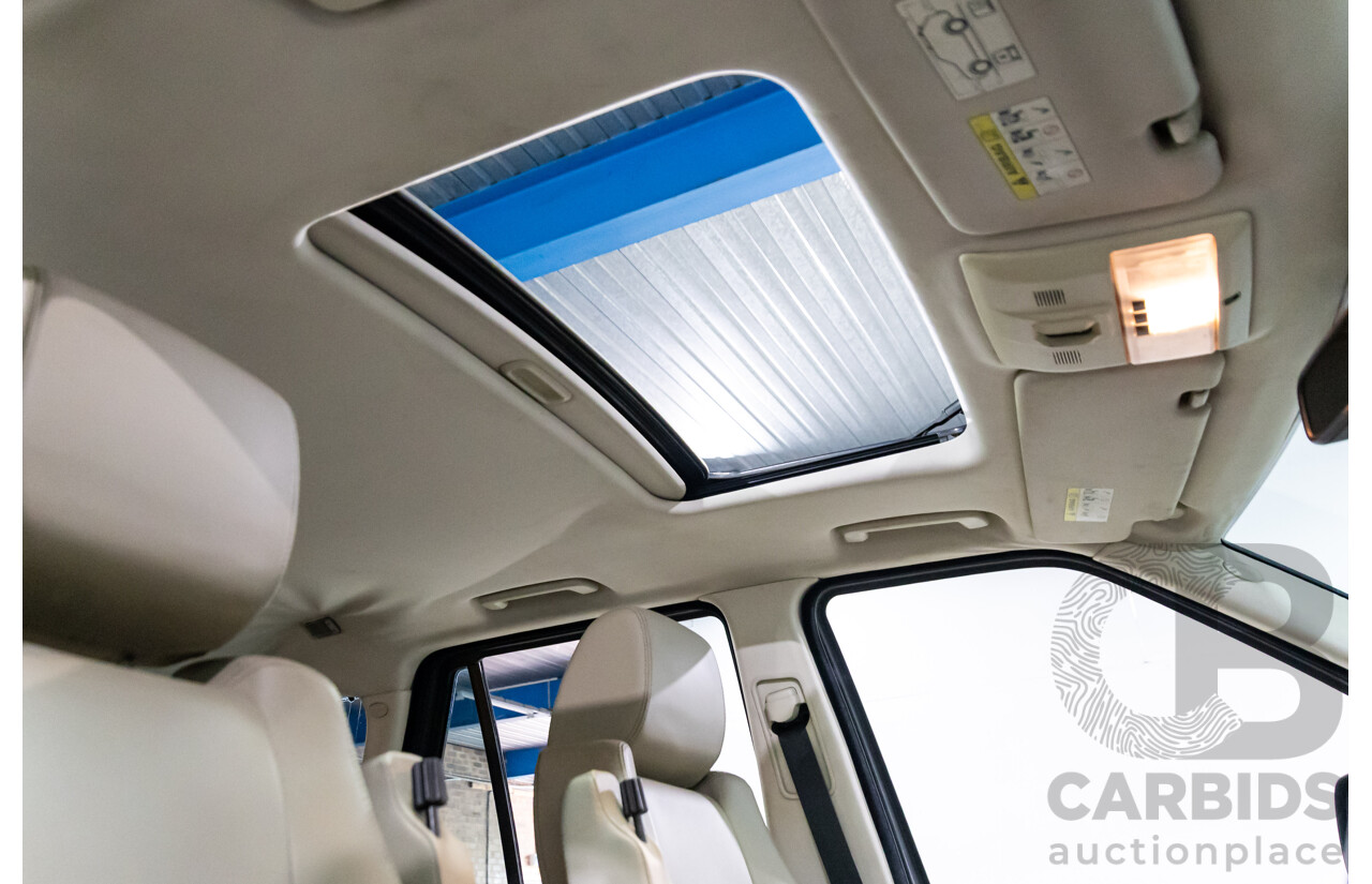 8/2012 Land Rover Range Rover Sport 3.0 SDV6 MY12 4d Wagon Santorini Black Metallic Turbo Diesel V6 3.0L