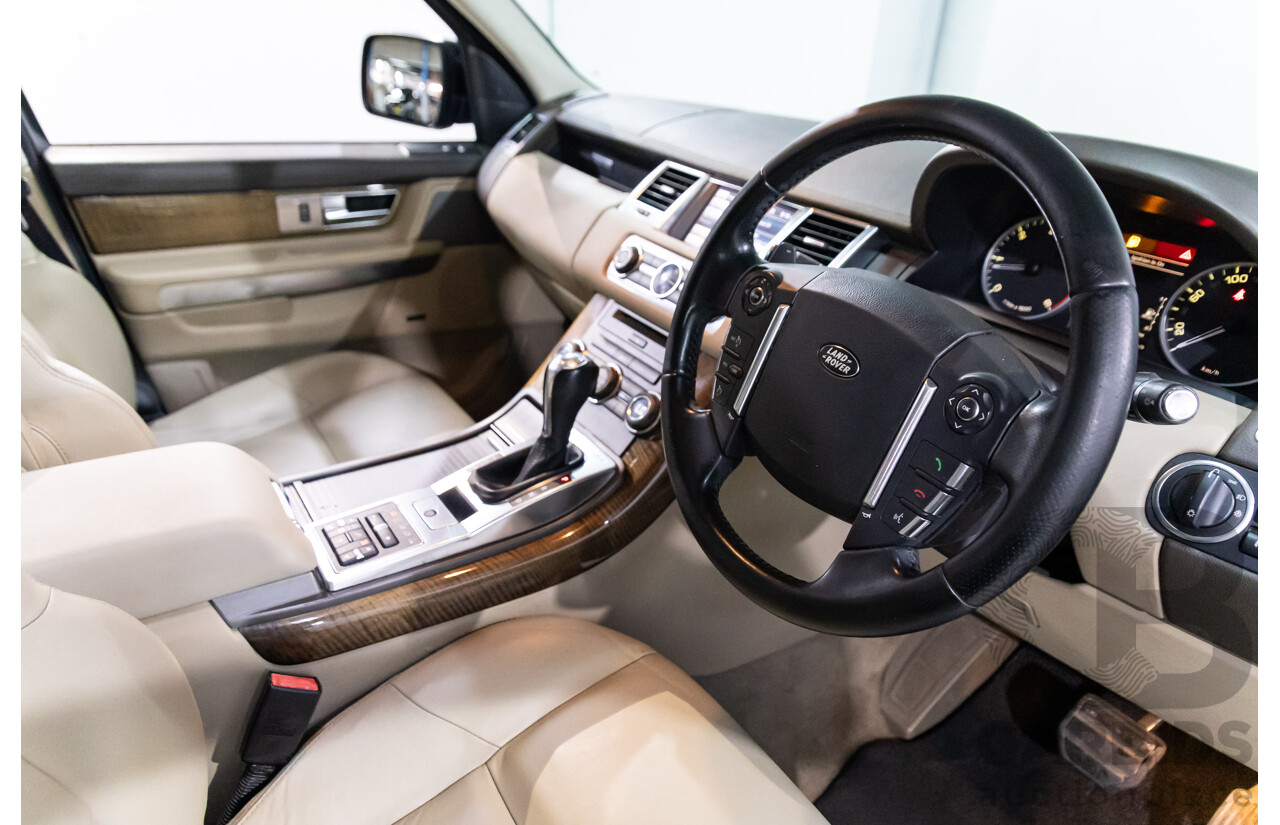 8/2012 Land Rover Range Rover Sport 3.0 SDV6 MY12 4d Wagon Santorini Black Metallic Turbo Diesel V6 3.0L