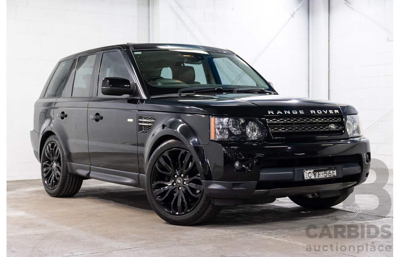 8/2012 Land Rover Range Rover Sport 3.0 SDV6 MY12 4d Wagon Santorini Black Metallic Turbo Diesel V6 3.0L