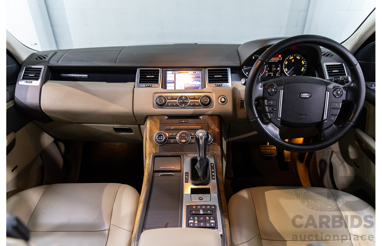 8/2012 Land Rover Range Rover Sport 3.0 SDV6 MY12 4d Wagon Santorini Black Metallic Turbo Diesel V6 3.0L
