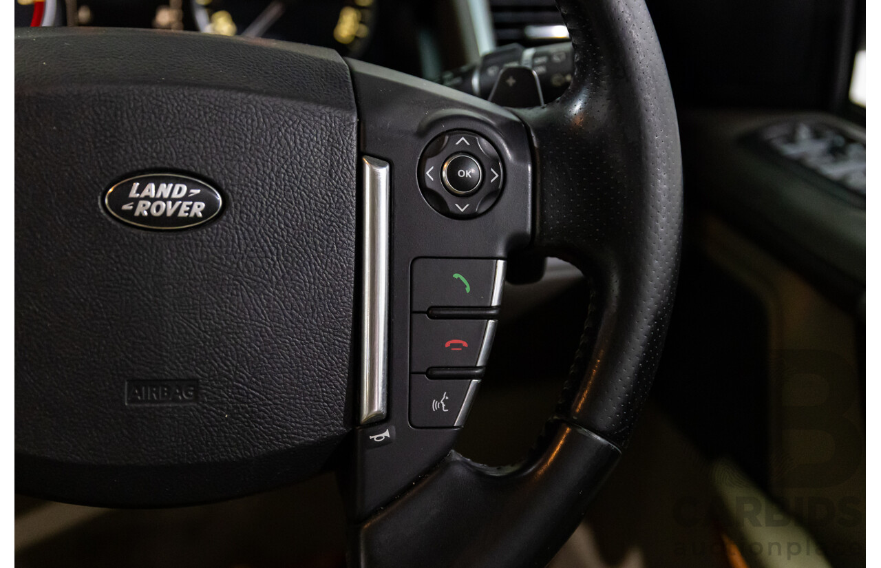 8/2012 Land Rover Range Rover Sport 3.0 SDV6 MY12 4d Wagon Santorini Black Metallic Turbo Diesel V6 3.0L