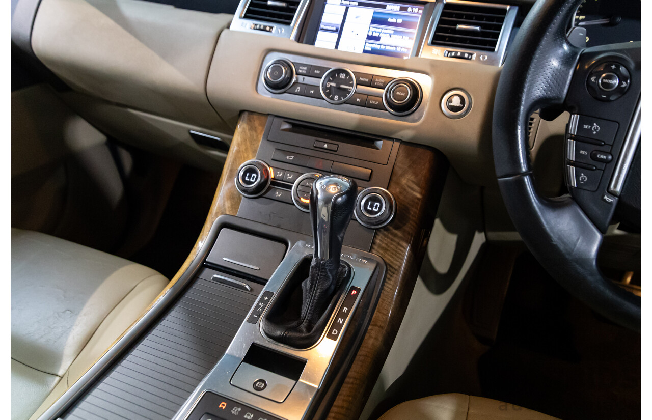 8/2012 Land Rover Range Rover Sport 3.0 SDV6 MY12 4d Wagon Santorini Black Metallic Turbo Diesel V6 3.0L