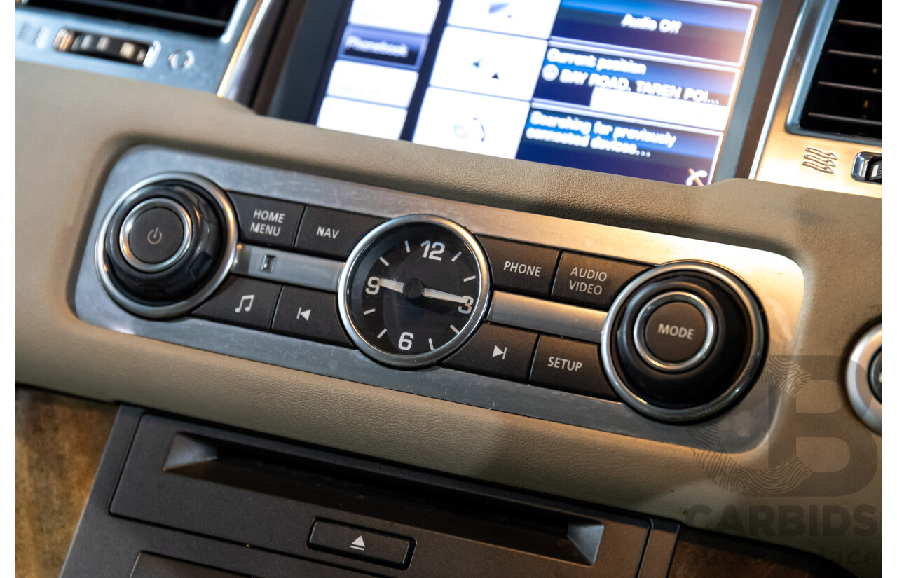 8/2012 Land Rover Range Rover Sport 3.0 SDV6 MY12 4d Wagon Santorini Black Metallic Turbo Diesel V6 3.0L