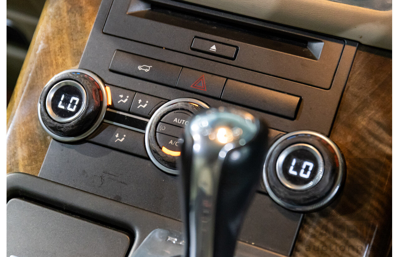 8/2012 Land Rover Range Rover Sport 3.0 SDV6 MY12 4d Wagon Santorini Black Metallic Turbo Diesel V6 3.0L