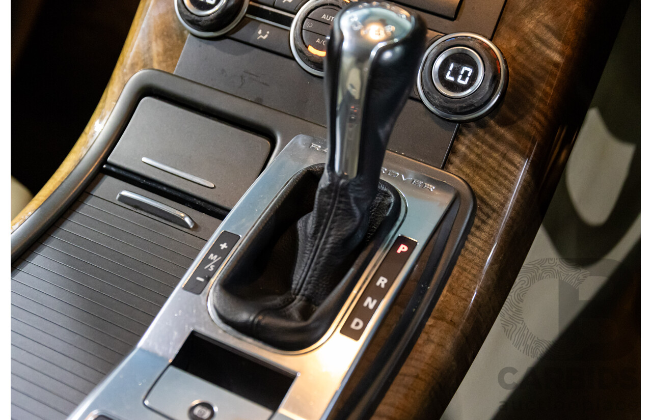 8/2012 Land Rover Range Rover Sport 3.0 SDV6 MY12 4d Wagon Santorini Black Metallic Turbo Diesel V6 3.0L