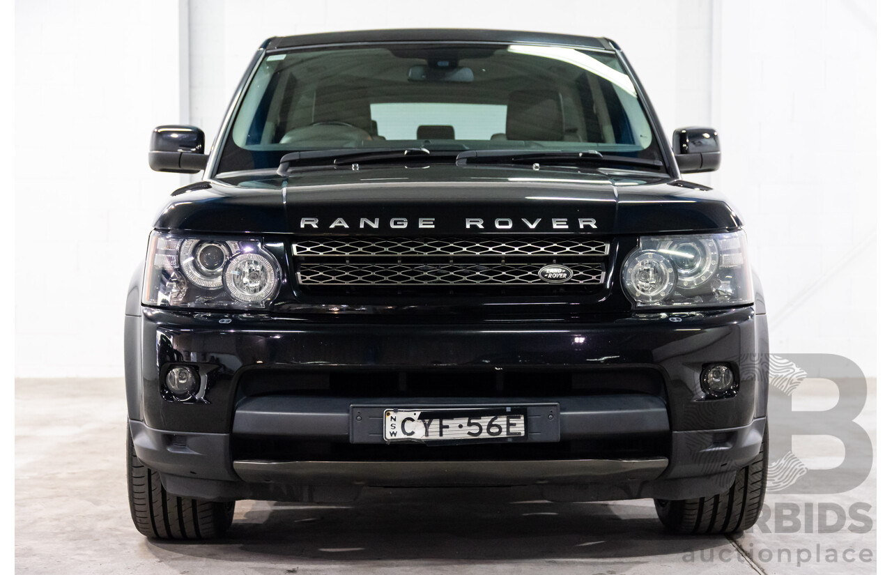 8/2012 Land Rover Range Rover Sport 3.0 SDV6 MY12 4d Wagon Santorini Black Metallic Turbo Diesel V6 3.0L