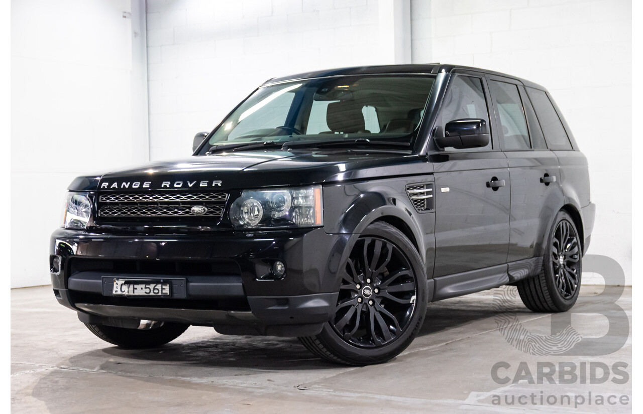 8/2012 Land Rover Range Rover Sport 3.0 SDV6 MY12 4d Wagon Santorini Black Metallic Turbo Diesel V6 3.0L