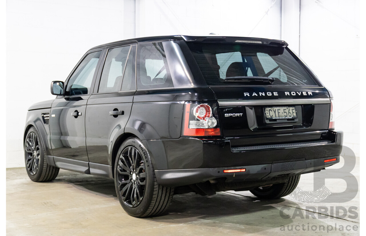 8/2012 Land Rover Range Rover Sport 3.0 SDV6 MY12 4d Wagon Santorini Black Metallic Turbo Diesel V6 3.0L