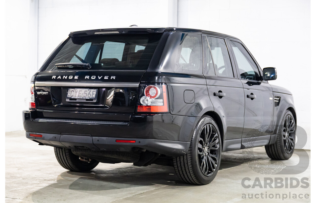 8/2012 Land Rover Range Rover Sport 3.0 SDV6 MY12 4d Wagon Santorini Black Metallic Turbo Diesel V6 3.0L