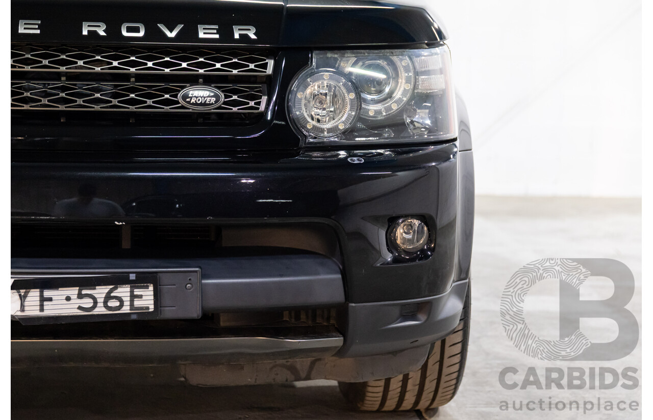 8/2012 Land Rover Range Rover Sport 3.0 SDV6 MY12 4d Wagon Santorini Black Metallic Turbo Diesel V6 3.0L
