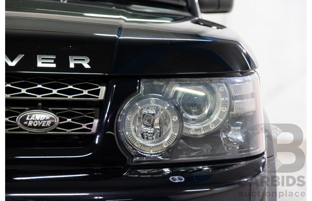 8/2012 Land Rover Range Rover Sport 3.0 SDV6 MY12 4d Wagon Santorini Black Metallic Turbo Diesel V6 3.0L