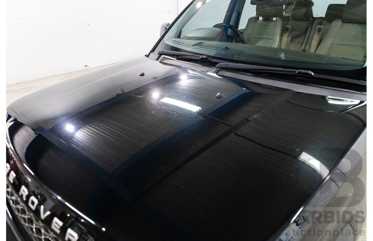 8/2012 Land Rover Range Rover Sport 3.0 SDV6 MY12 4d Wagon Santorini Black Metallic Turbo Diesel V6 3.0L