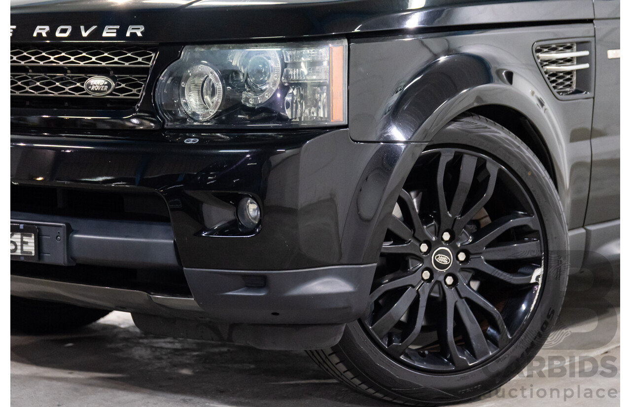 8/2012 Land Rover Range Rover Sport 3.0 SDV6 MY12 4d Wagon Santorini Black Metallic Turbo Diesel V6 3.0L