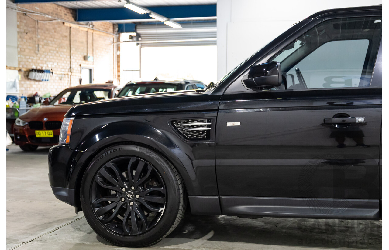 8/2012 Land Rover Range Rover Sport 3.0 SDV6 MY12 4d Wagon Santorini Black Metallic Turbo Diesel V6 3.0L