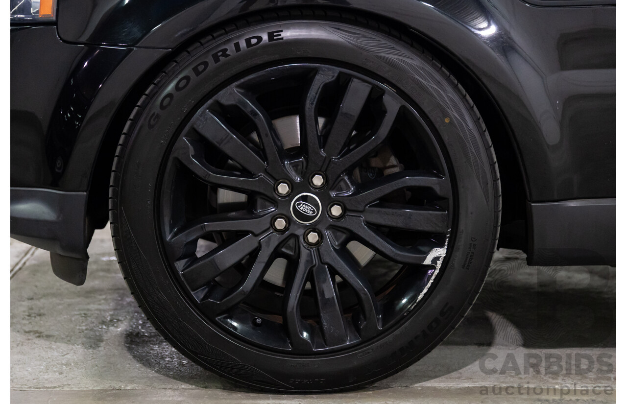 8/2012 Land Rover Range Rover Sport 3.0 SDV6 MY12 4d Wagon Santorini Black Metallic Turbo Diesel V6 3.0L