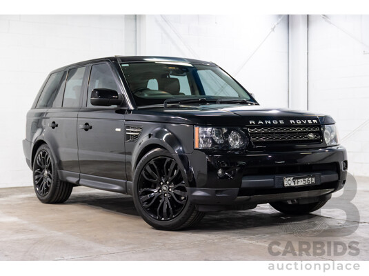 8/2012 Land Rover Range Rover Sport 3.0 SDV6 MY12 4d Wagon Santorini Black Metallic Turbo Diesel V6 3.0L