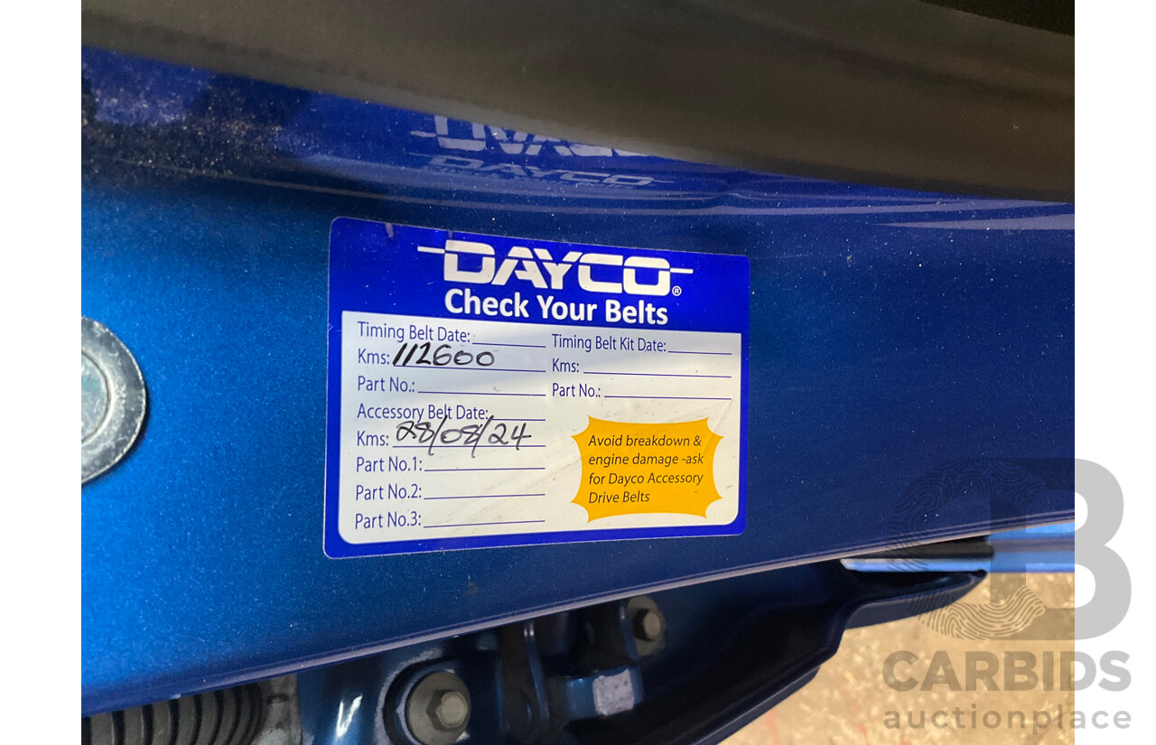 10/2014 Holden Barina CD TM MY14 4d Sedan Boracay Blue Metallic 1.6L