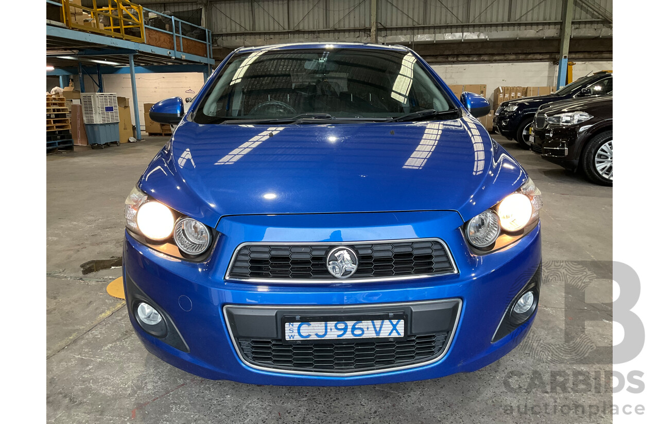 10/2014 Holden Barina CD TM MY14 4d Sedan Boracay Blue Metallic 1.6L